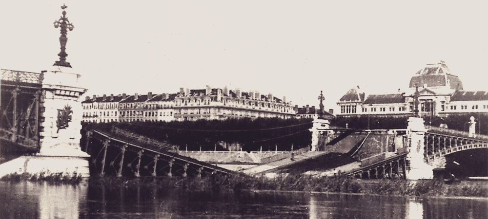 Pont de l'Université Seconde guerre mondiale Lyon