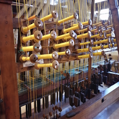 Ateliers de tissage de Soierie vivante : découverte des canuts de Lyon