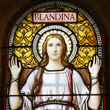 Sainte Blandine de Lyon, une  martyre chrétienne