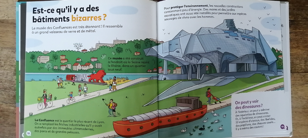 Documentaire livre enfants Lyon musée des confluences